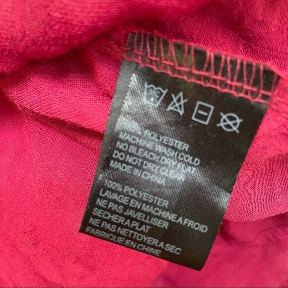 ANTHROPOLOGIE OUT FROM UNDER STRAPPY OPEN BACK SLEEVELESS SLIP DRESS RED SZ M‎ - Picture 7 of 10